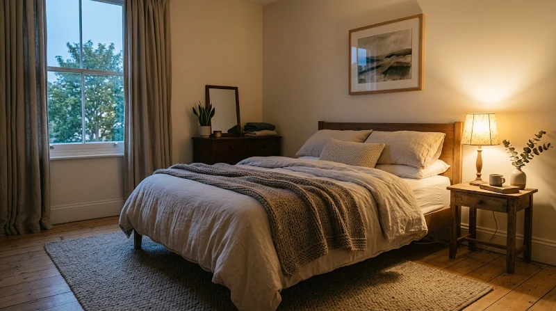 How to Make a Bedroom Feel Calm Without Making It Empty